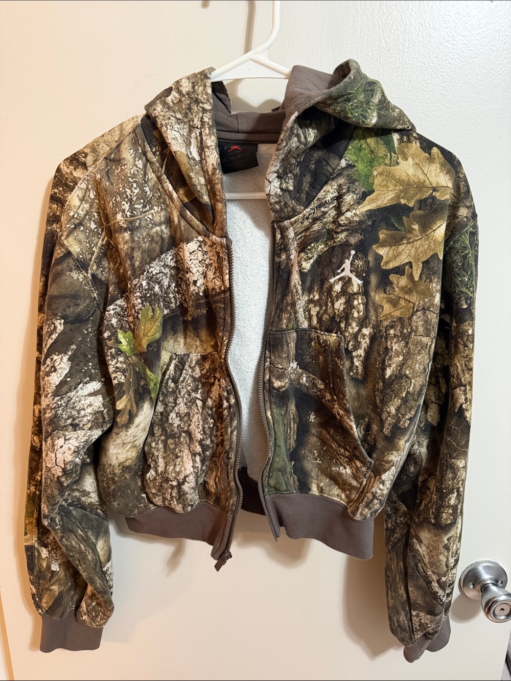 Jordan Realtree Camo Zip Hoodie — Brown Green